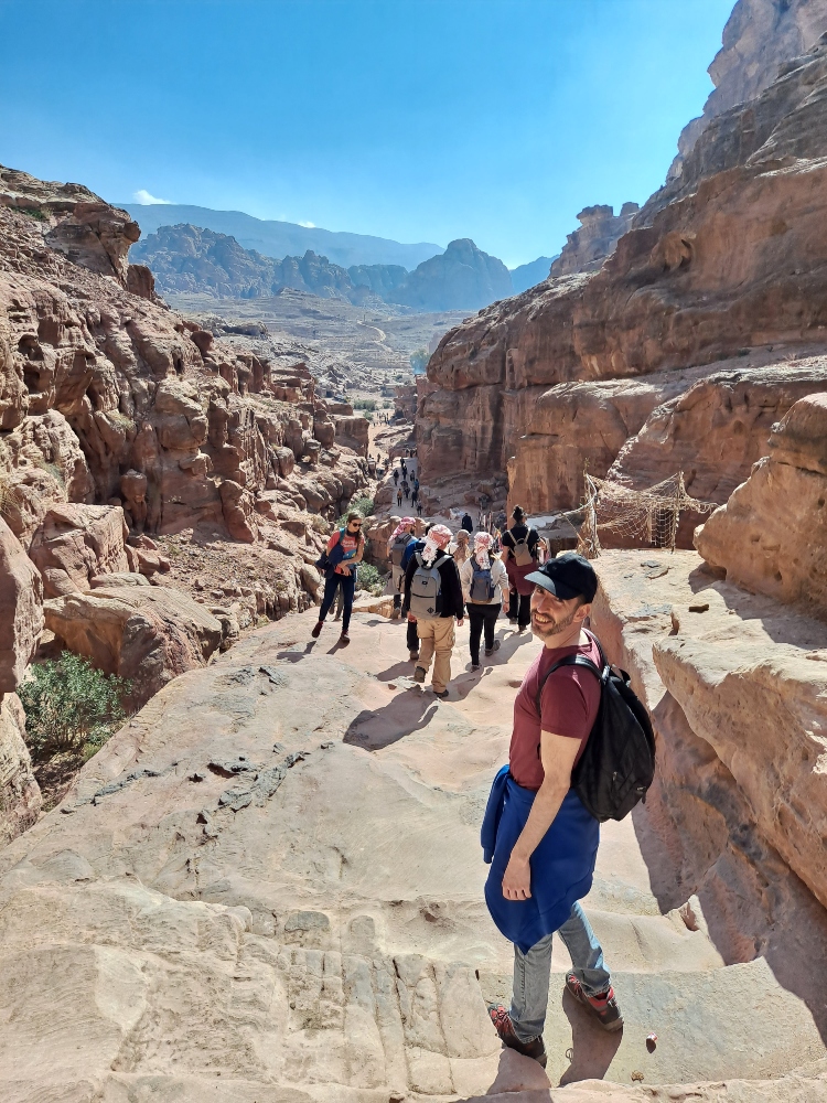 Subida al monasterio de Petra