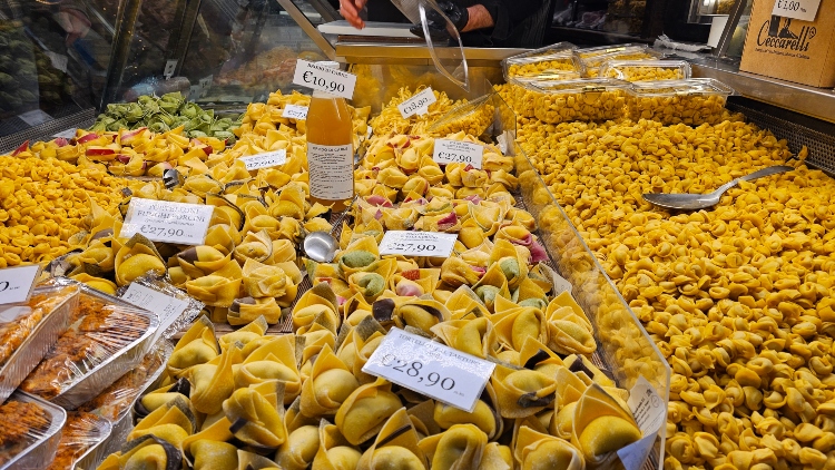 Comida en Bolonia