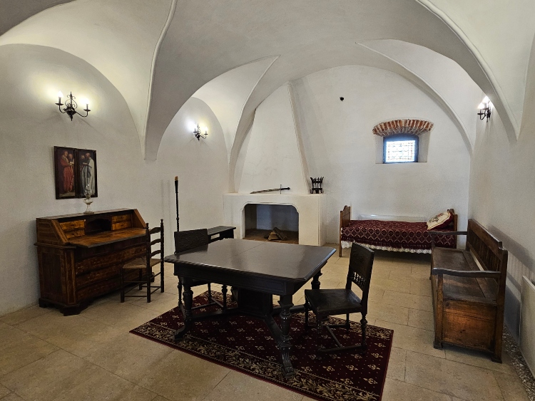 Castillo de Corvin dormitorio