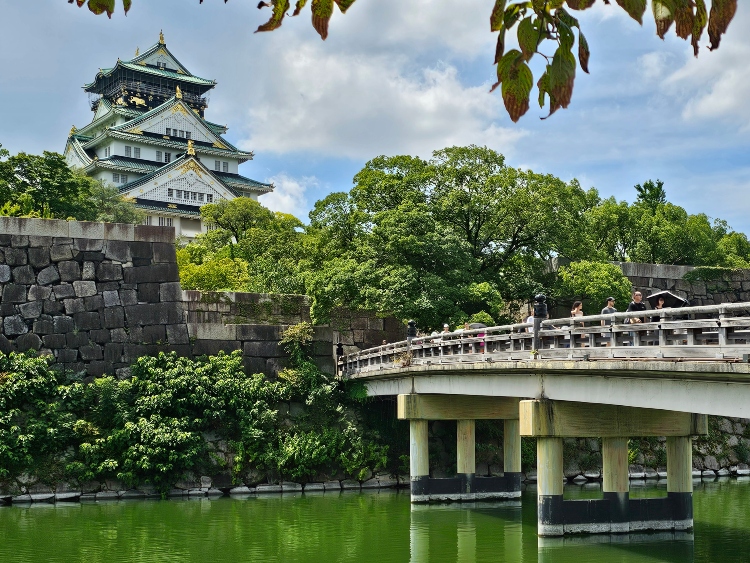 La mejor foto del castillo de Osaka