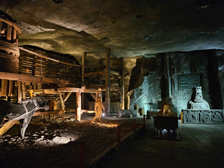 Sala en las Estatuas de sal Minas de sal Wieliczka