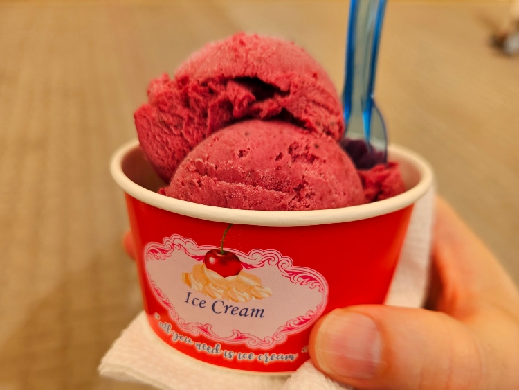 Helado de mora Éfeso